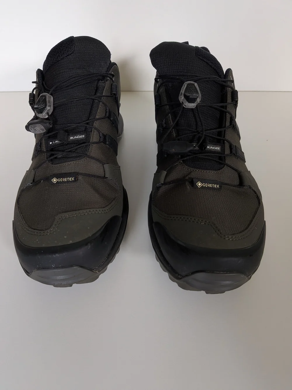 Adidas Terrex Swift R2 Gore-Tex Hiking Sneakers Green And Black Men's 10